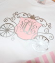Girls Princess Carriage Shirt