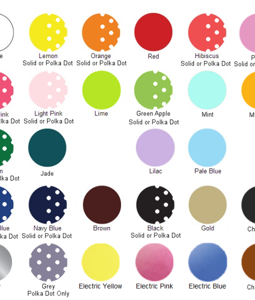 Vinyl Color Chart