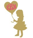 girl and balloon picture only