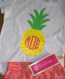 monogrammed pineapple shirt