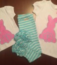 Bright Pink with White Polka Dot (Vinyl 1)  and Cyan (Vynyl 2)