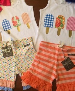 Paired with Matilda Jane Licorice Laces Shorties and Candy Buttons Shorties.