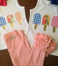 Paired with Sew Sassy Boutique's Peach Icings.