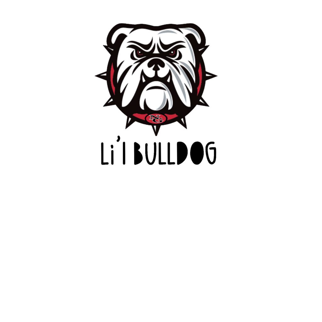 #NG07Z - North Gwinnett - Bulldogs - Face - Li'l Bulldog