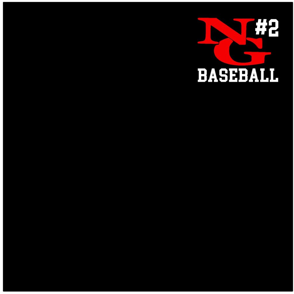 #NG00BR - North Gwinnett - Bulldogs - Personalized - Baseball - Red White