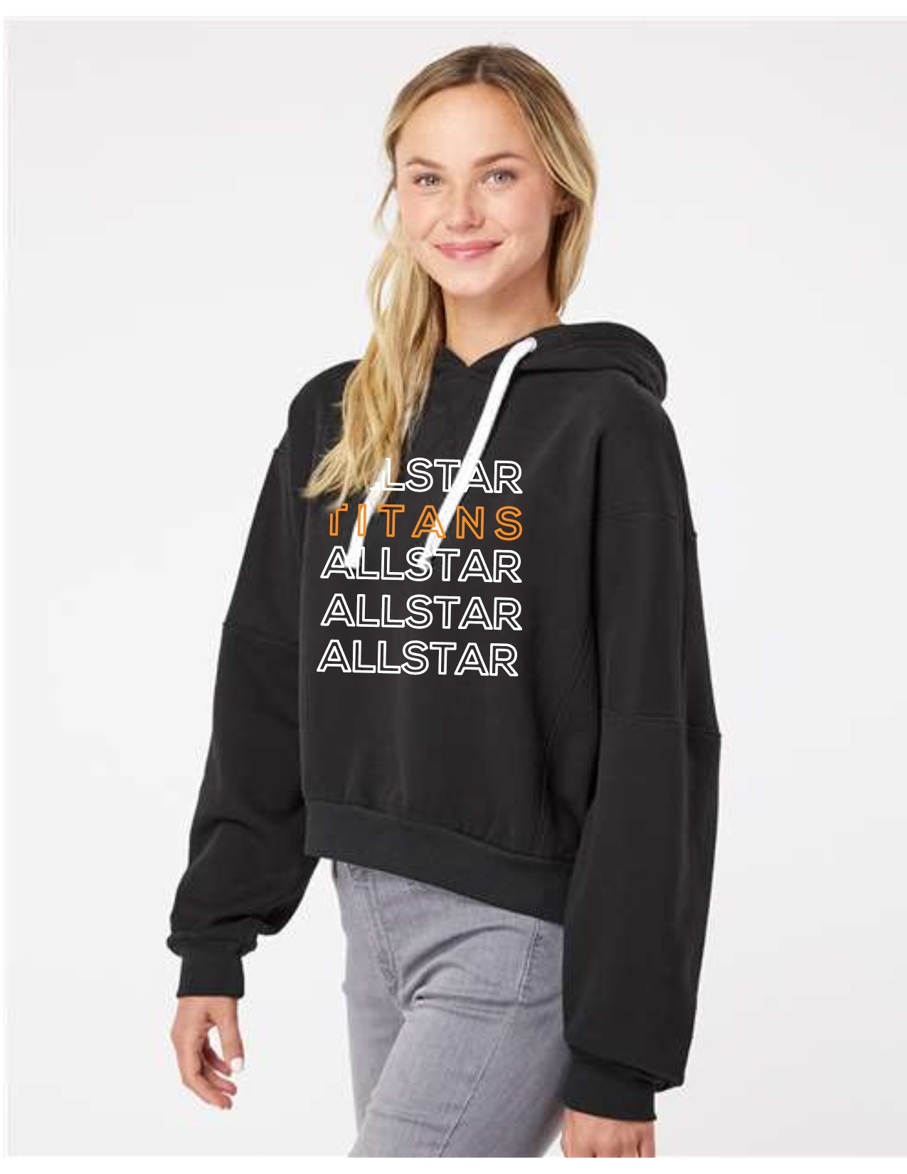 Semi best sale cropped hoodie