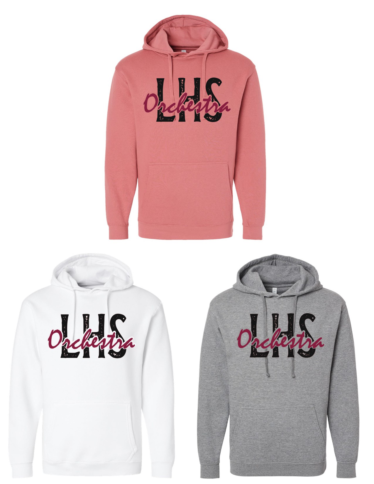 LHS Orchestra - Fleece Hoodie - EM Local