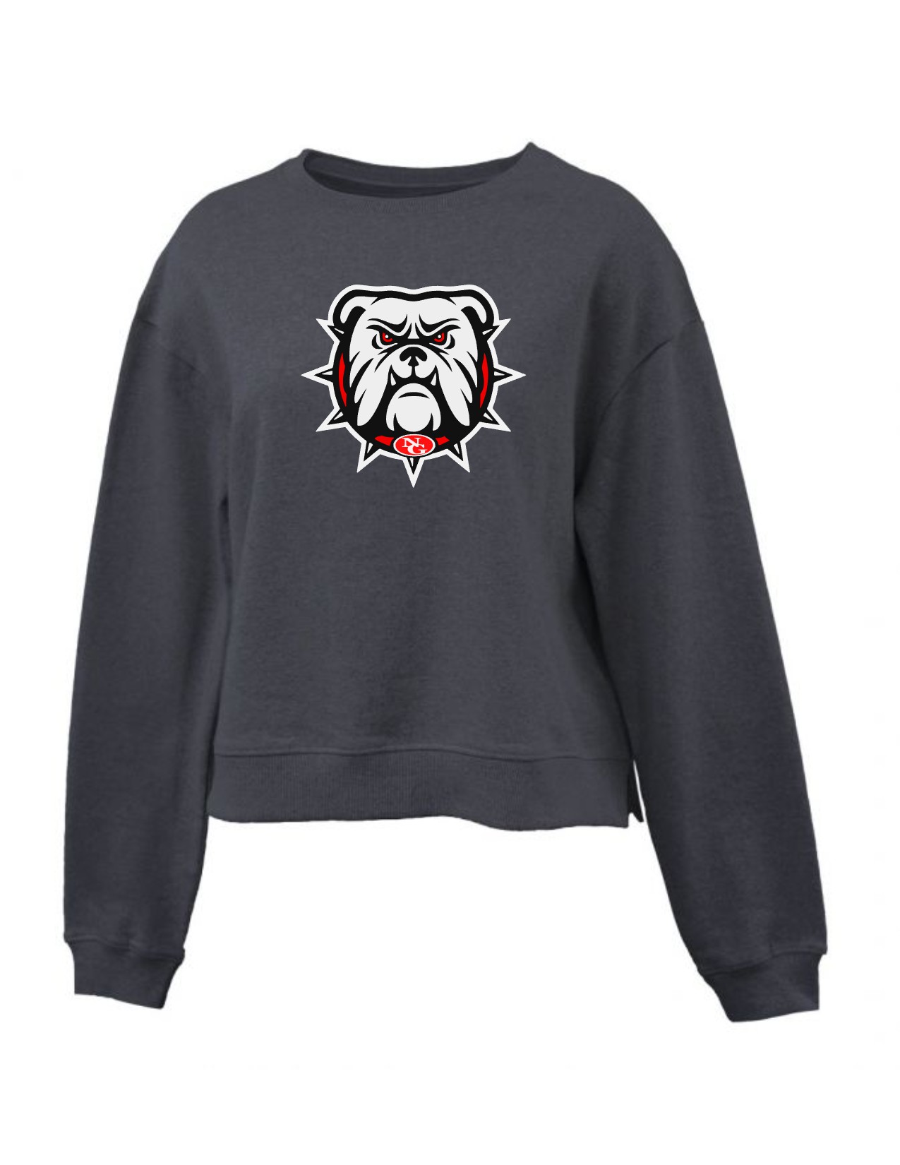 Bulldog LOGO - Pennant Crew Sweatshirt - EM Local